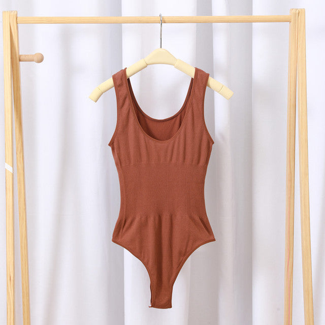 Women's Tummy Control Fitted Pants and U-Back Tank Top