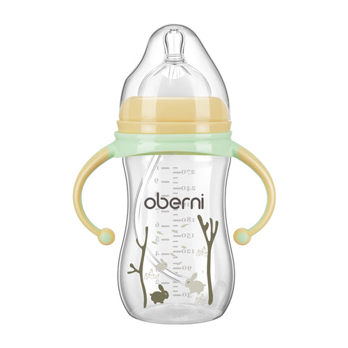 Childrens Wide Neck Bottle with Handle, Anti-Colic Design
